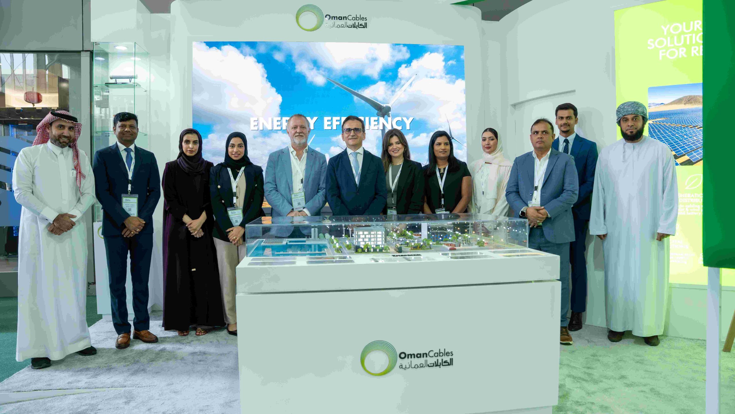 الكابلات العُمانية تستعرض ابتكاراتها في الطاقة المتجددة
