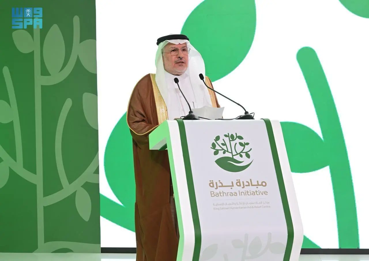 المشرف العام على مركز الملك سلمان للإغاثة يدشّن مبادرة "بذرة"