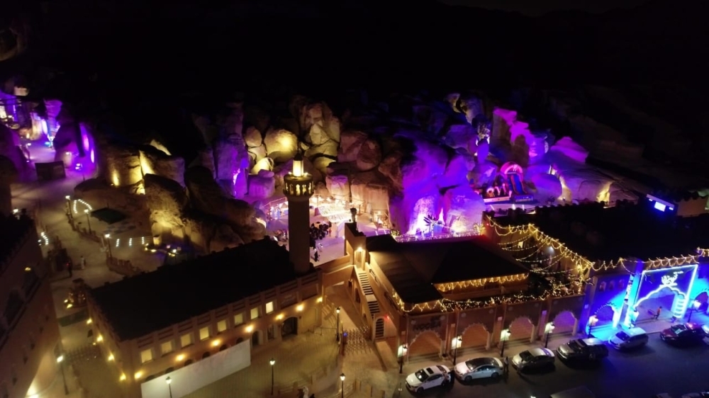 سعودي يولد كهرباء من جبل القارة