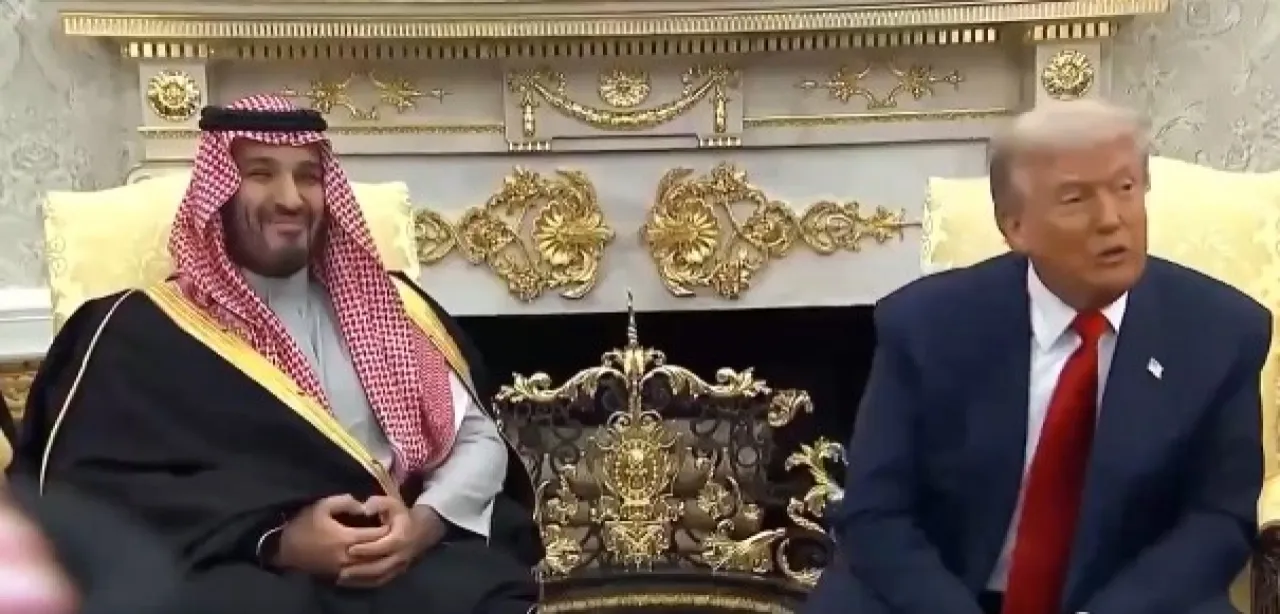 بن سلمان يواجه سؤالا حول أسامة بن لادن وخاشقجي وترمب يسانده